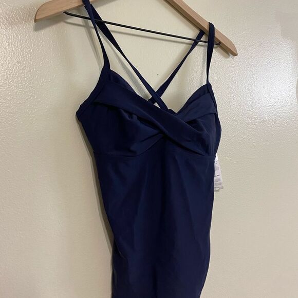 Athleta Twist Up Tankini Swim Top 34B/C - Picture 7 of 9